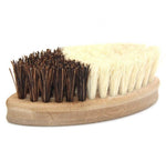 Bamboo Cleaning scrub Brush- two different bristles