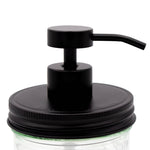 Matte Black Soap Pump Lid Kit for Mason Jars - Mason Jar Lifestyle