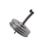 Self closing pour spout for mason jar- regular mouth