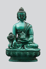 Kathmandu Imports - Green Medicine Buddha Resin Statue (CL-200)