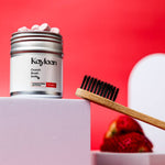 Kaylaan Toothpaste Tablets- Strawberry (Fluoride-Free) Tin