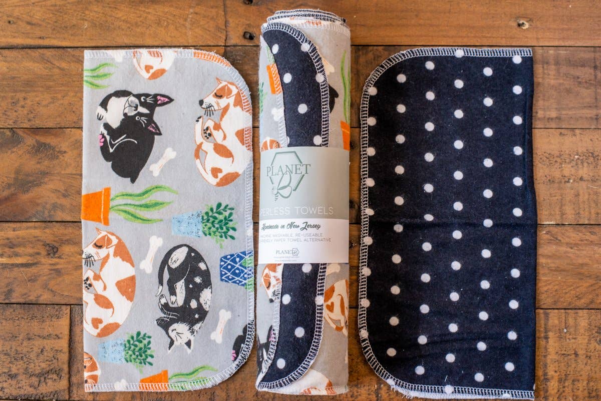 Planet B Paperless Towels - Pups & Plants
