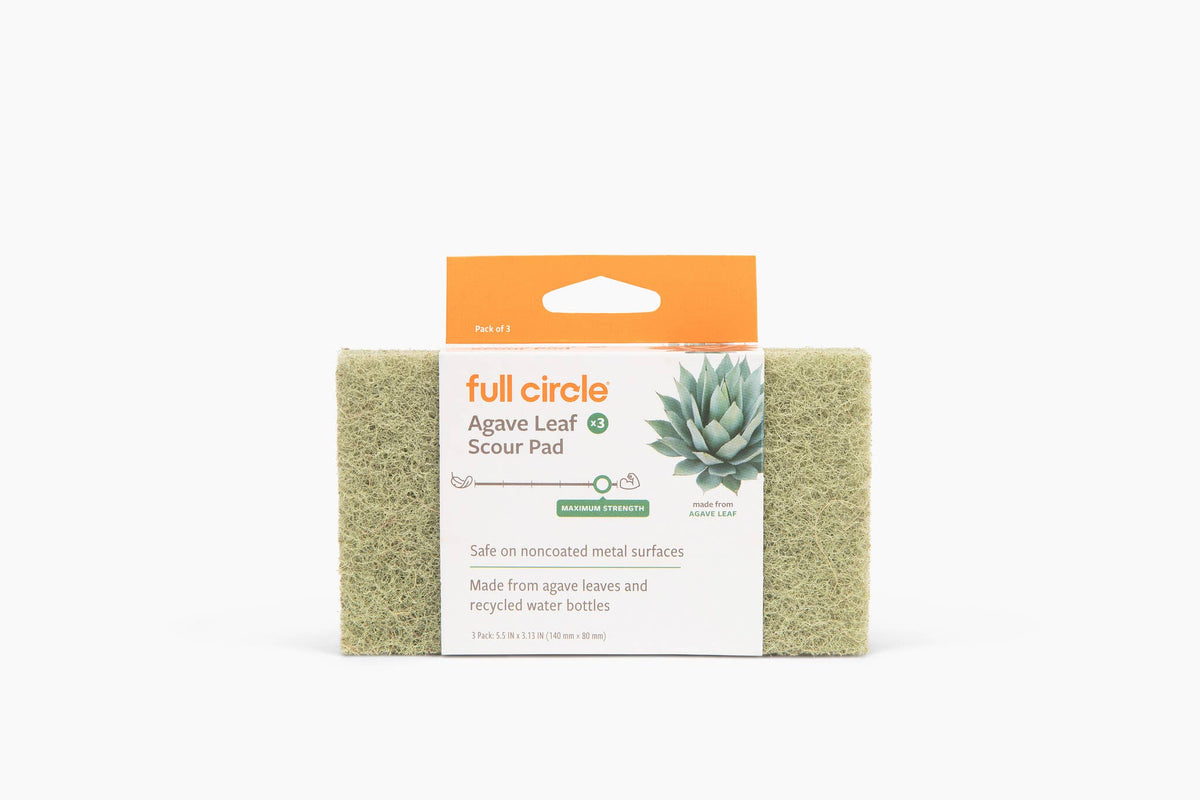 Agave Leaf Scour Pad - 3pk