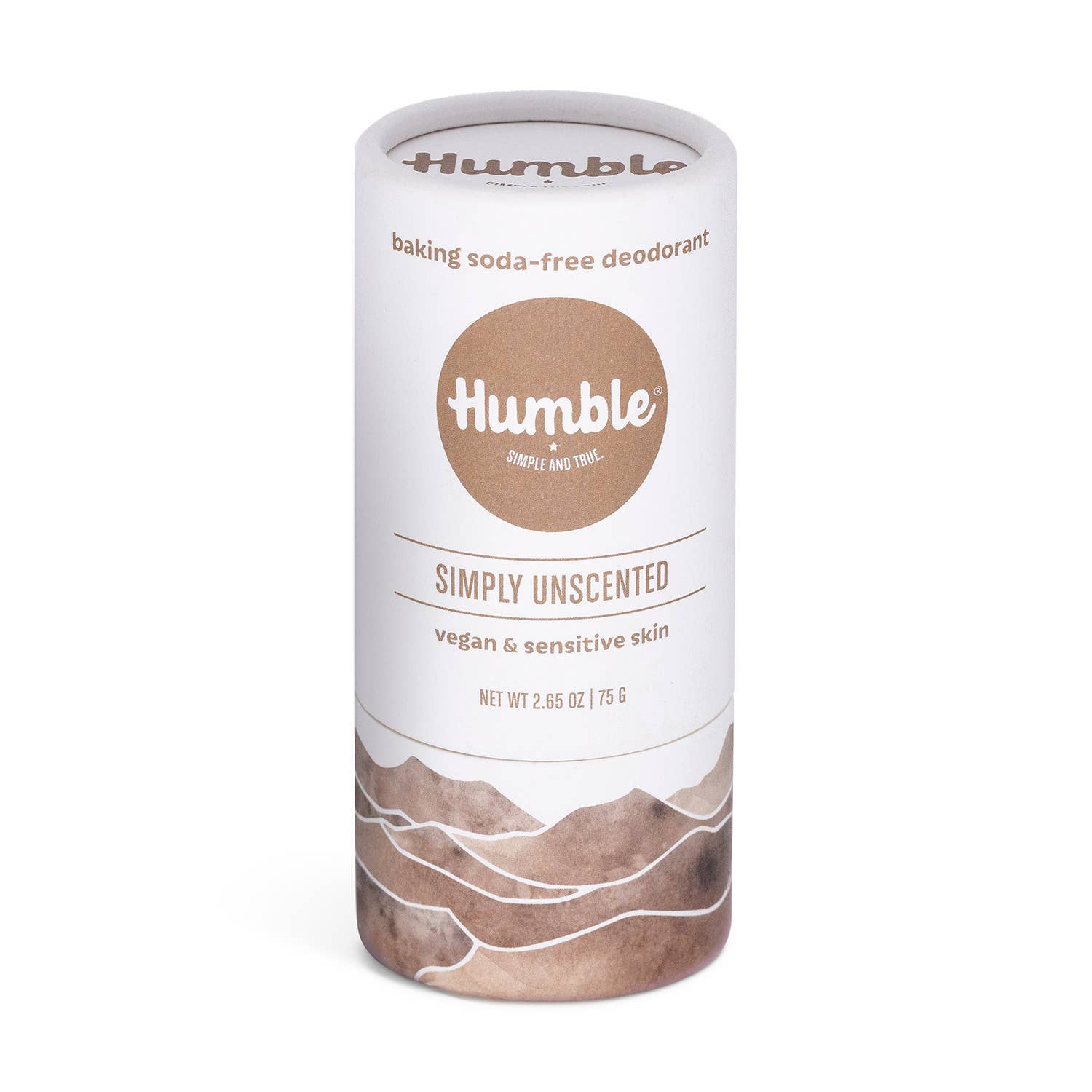 Humble Brand Simply Unscented Vegan & Sensitive Plastic Free Deodorant