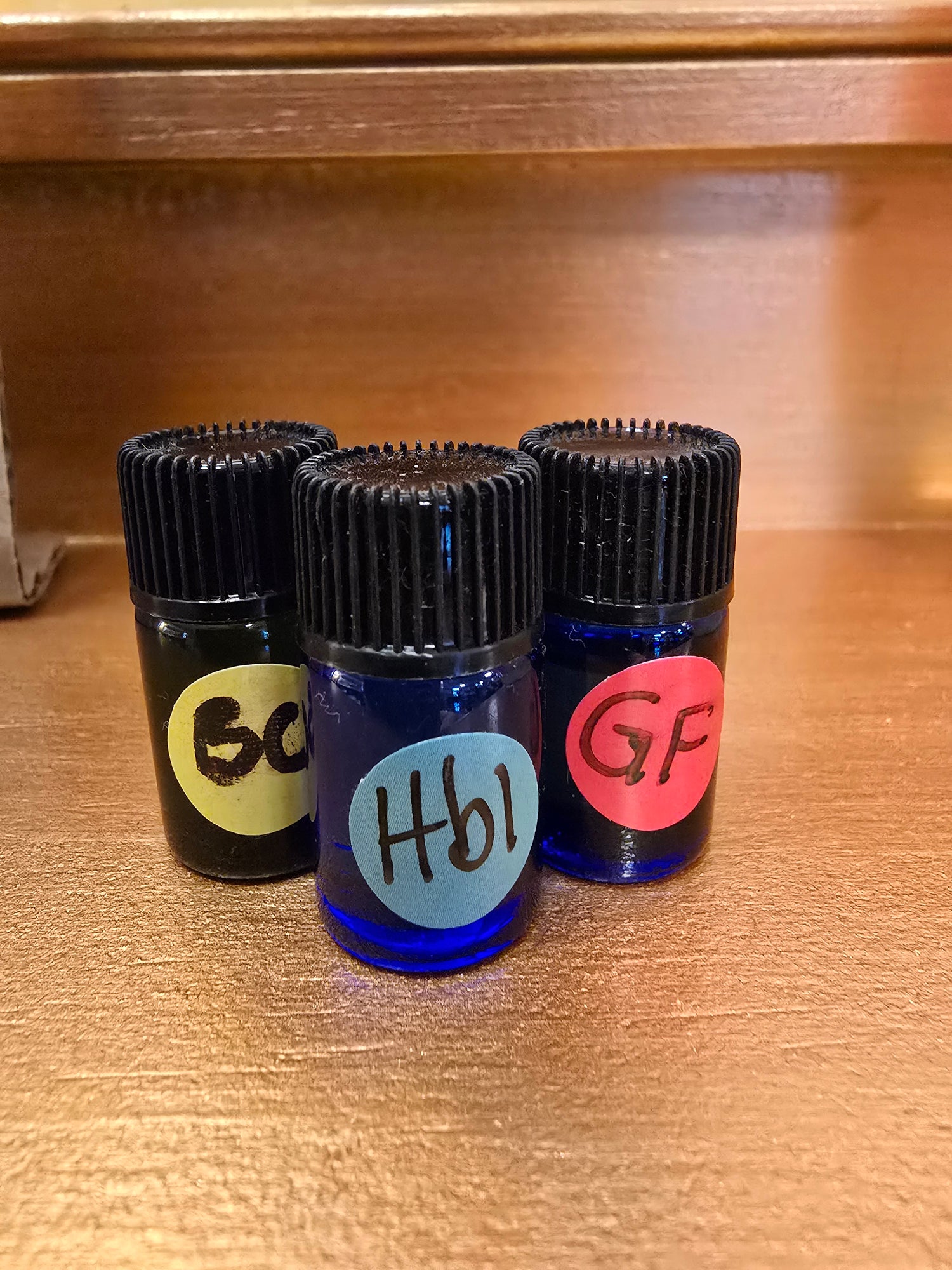 essential oil samples- 2 mg