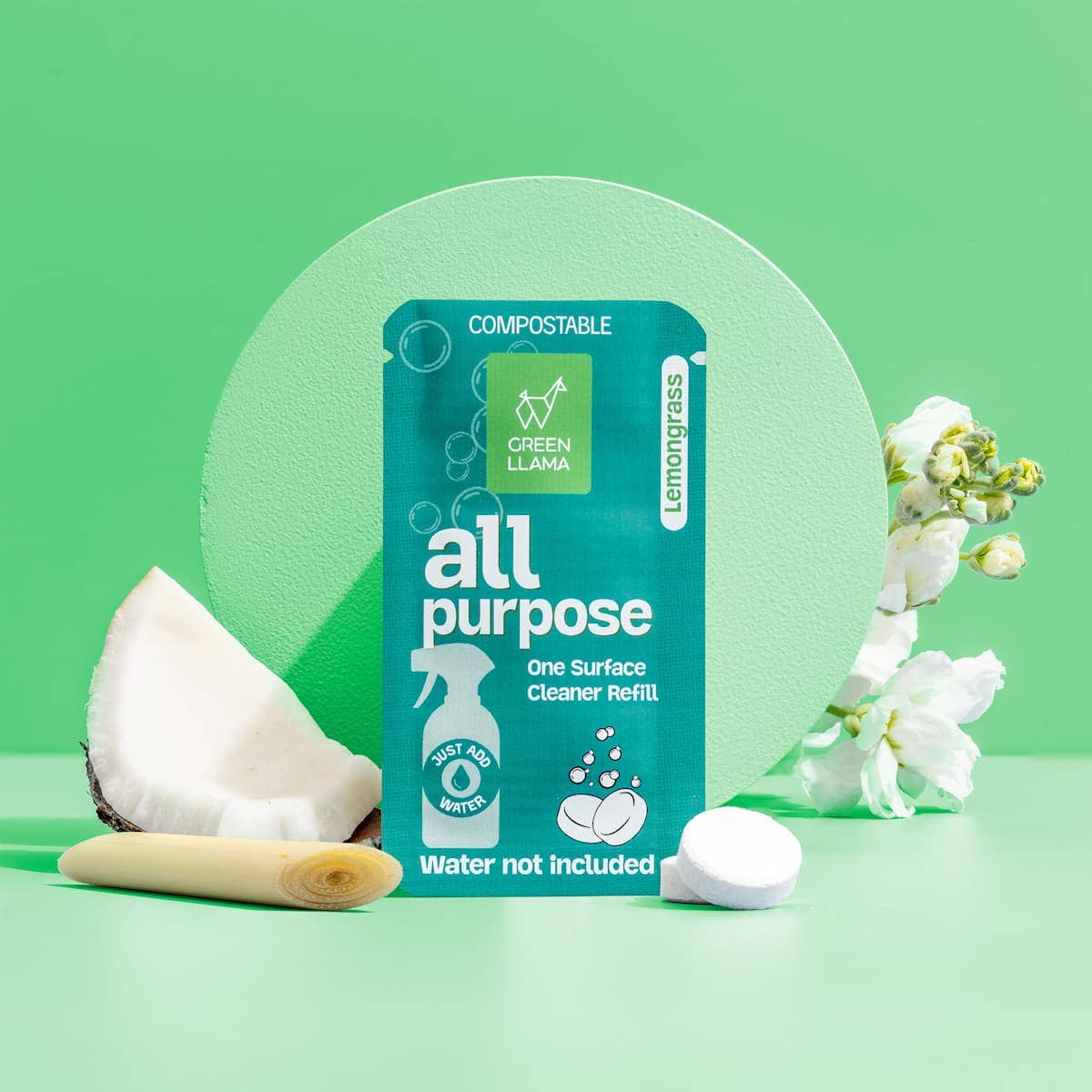 All-Purpose Cleaner Refill Tablets- Green Llama