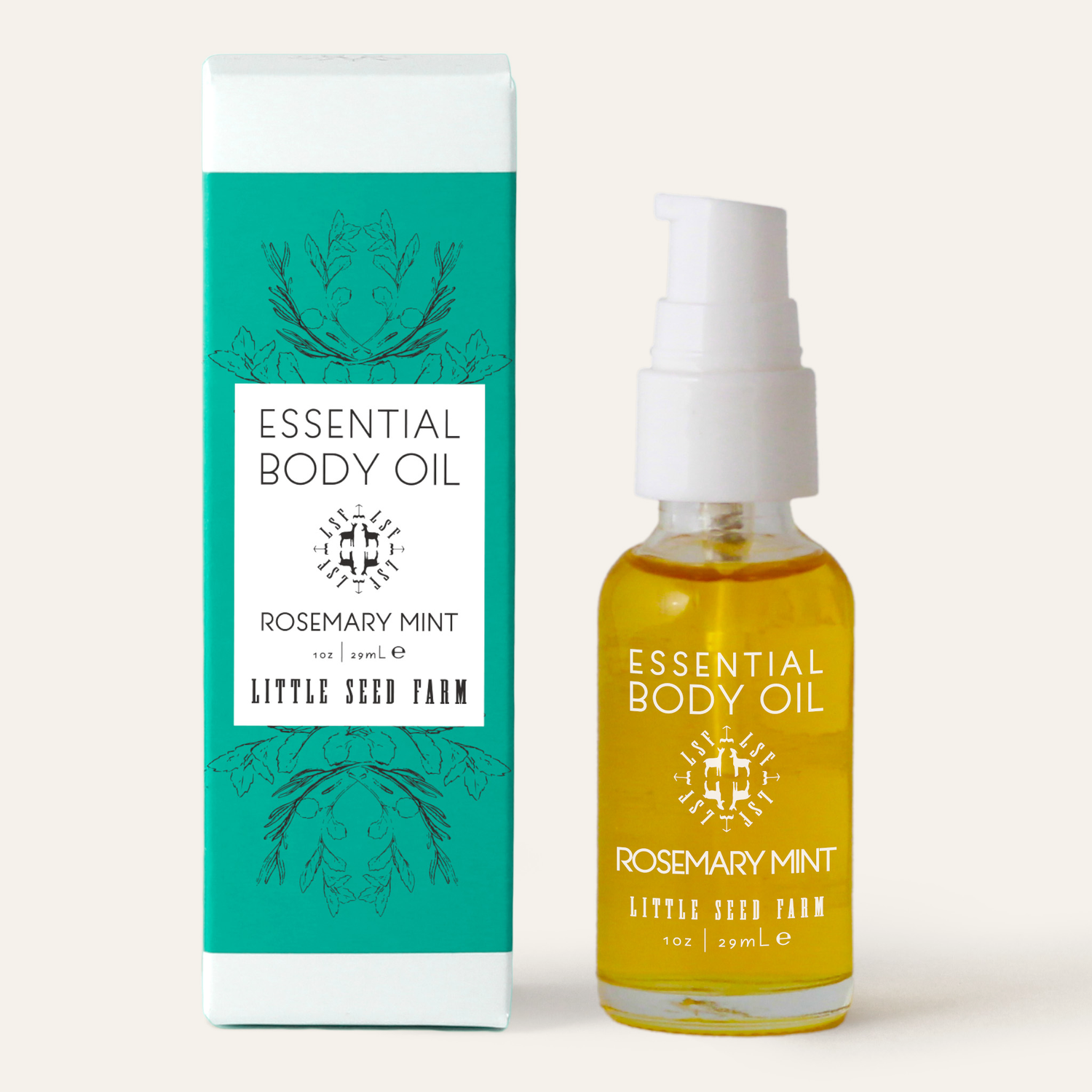 Little Seed Farm Mini Rosemary Mint Essential Body Oil - 1oz