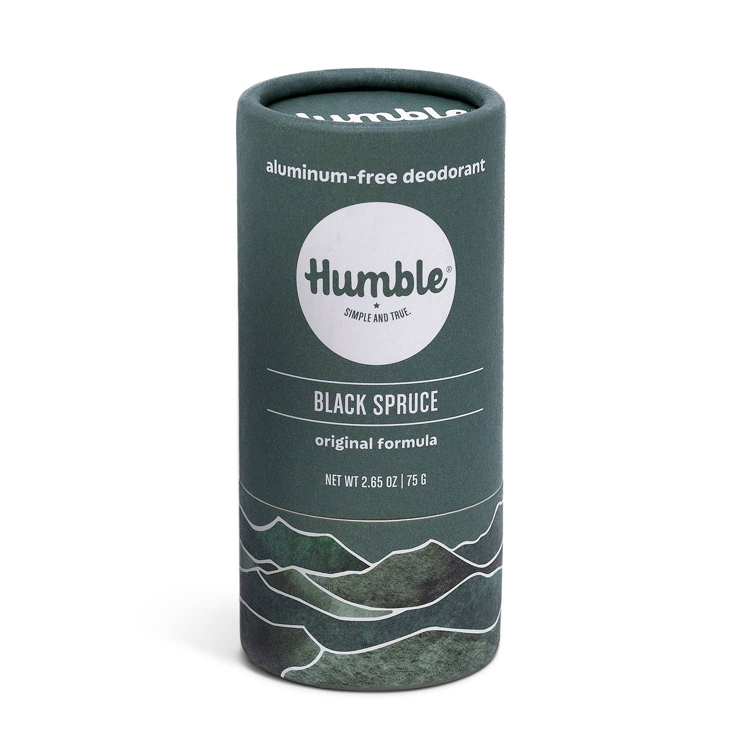 Humble Brand Black Spruce Original Plastic Free Deodorant