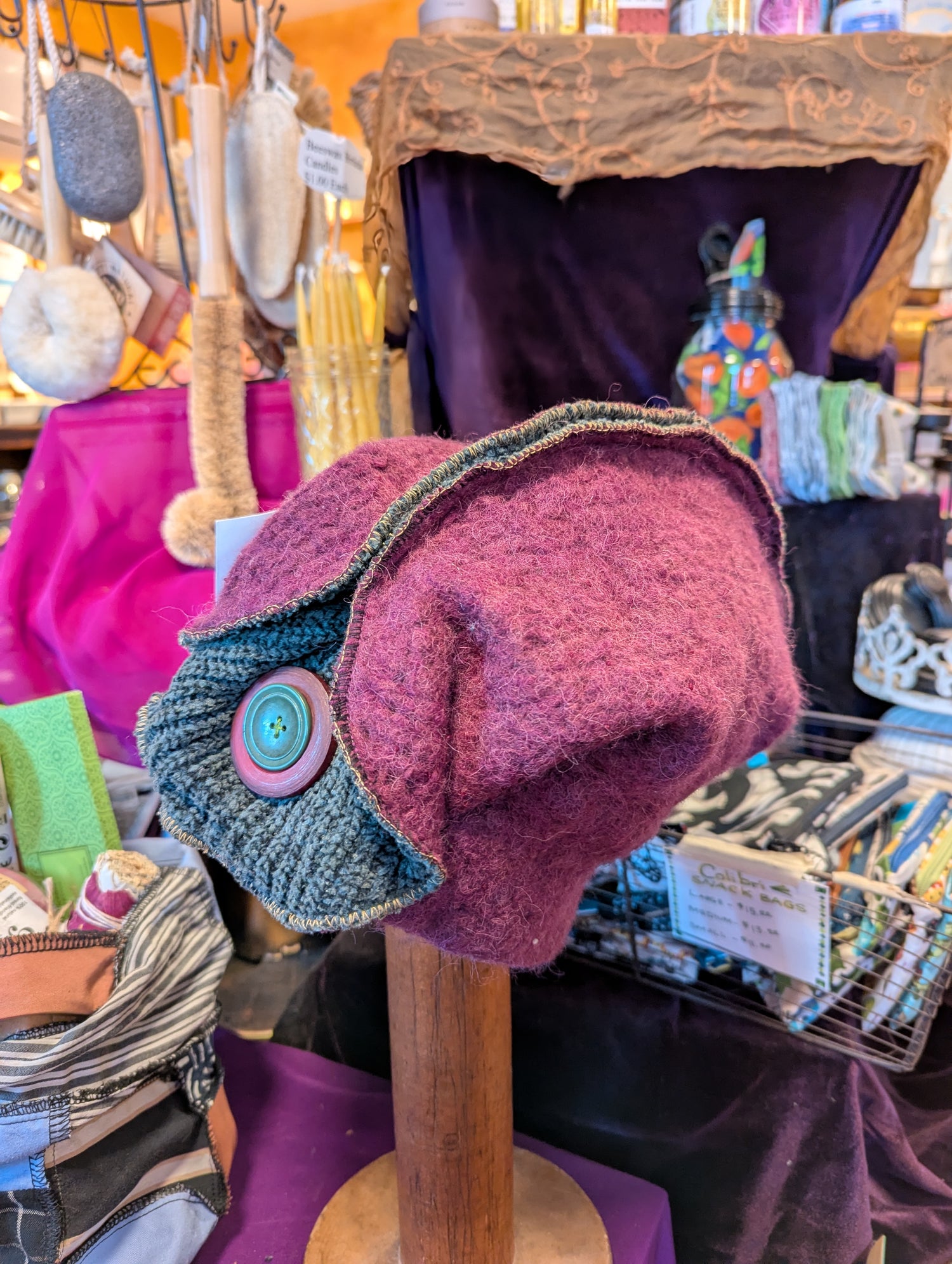 "Purple Crown" Handmade hat