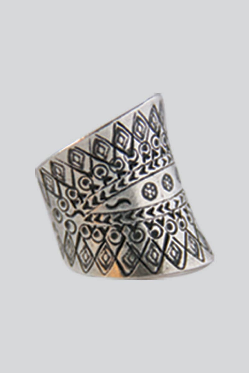 Hill Tribe Silver Adjustable Ring