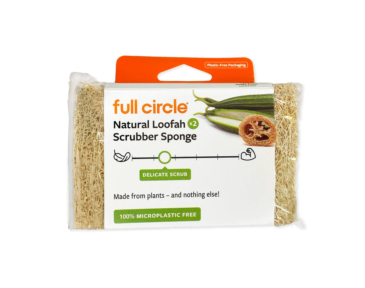 Loofah Scrubber Sponge-100% Plastic-Free