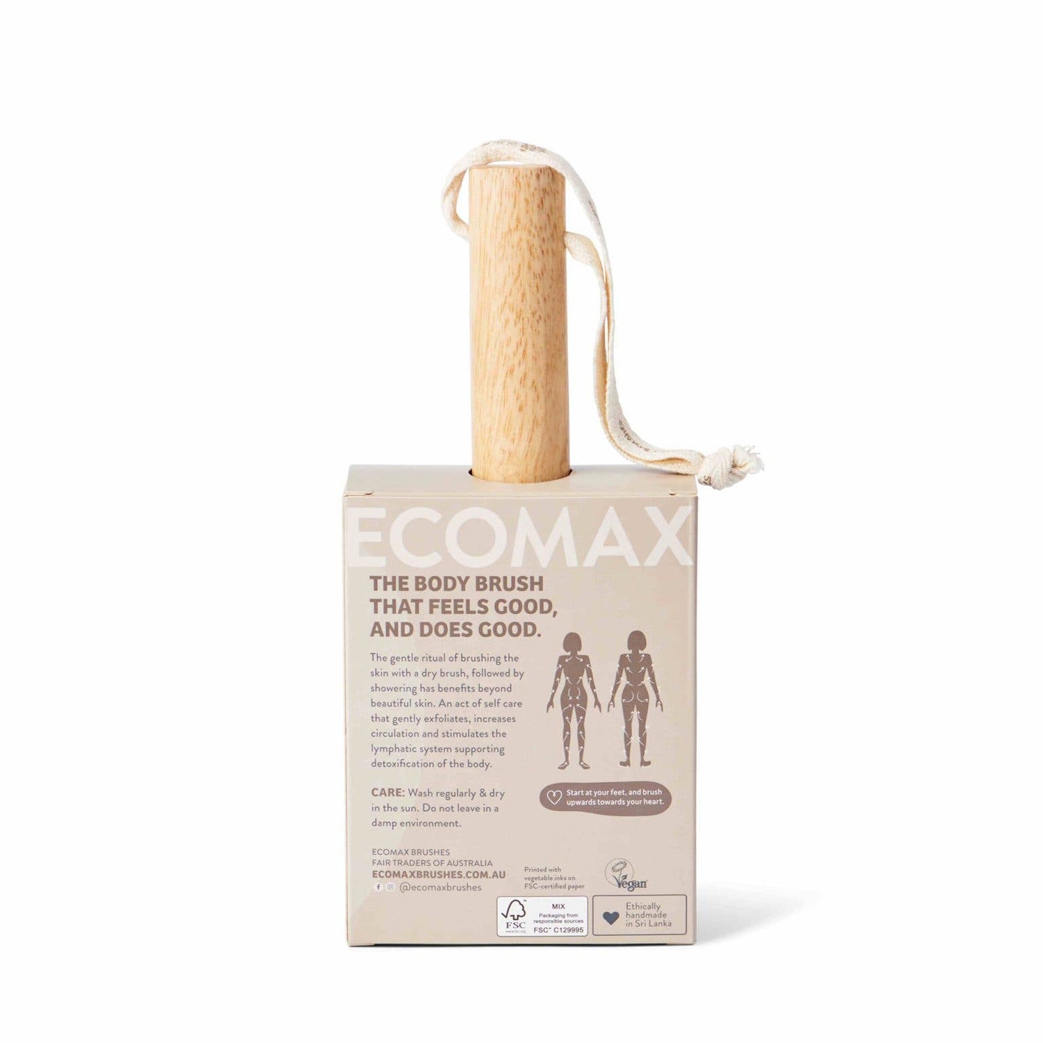 Spa Body Brush – Soft Jute- Ethical Global