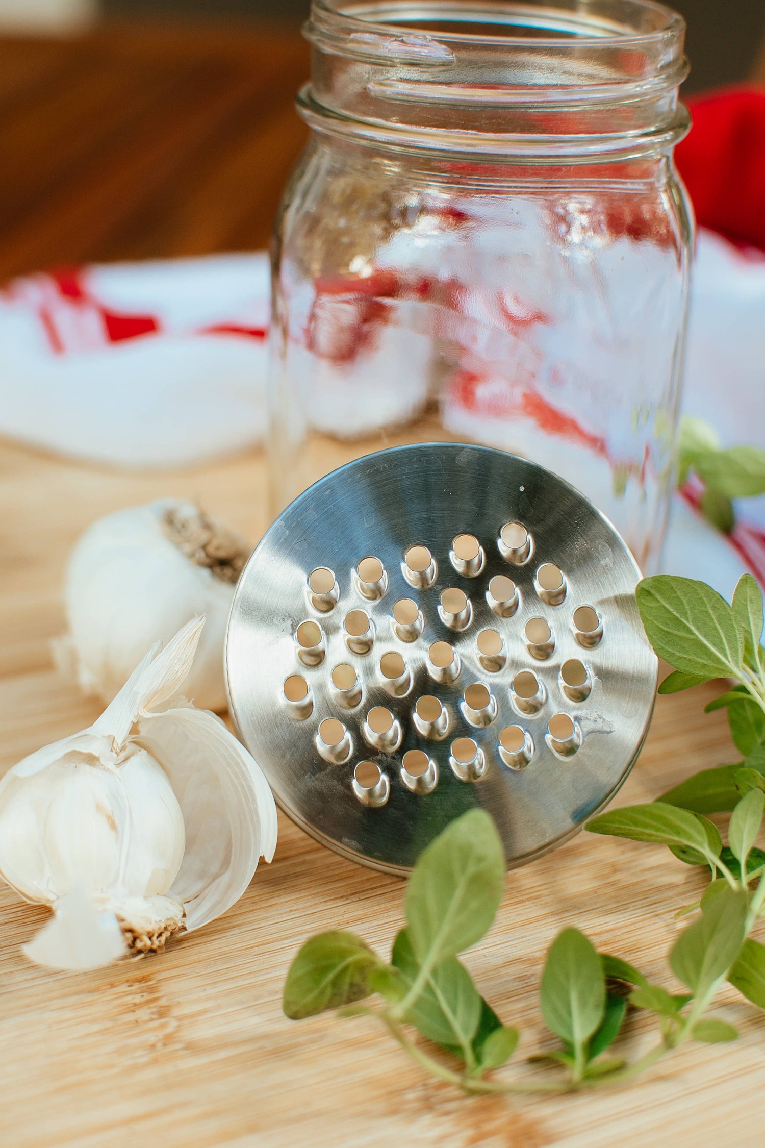 Mason Jar Grater Lid - Zefiro