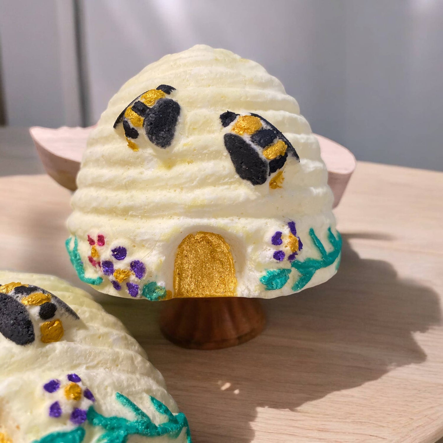 Honeybee Hive Bath Bomb with surprise