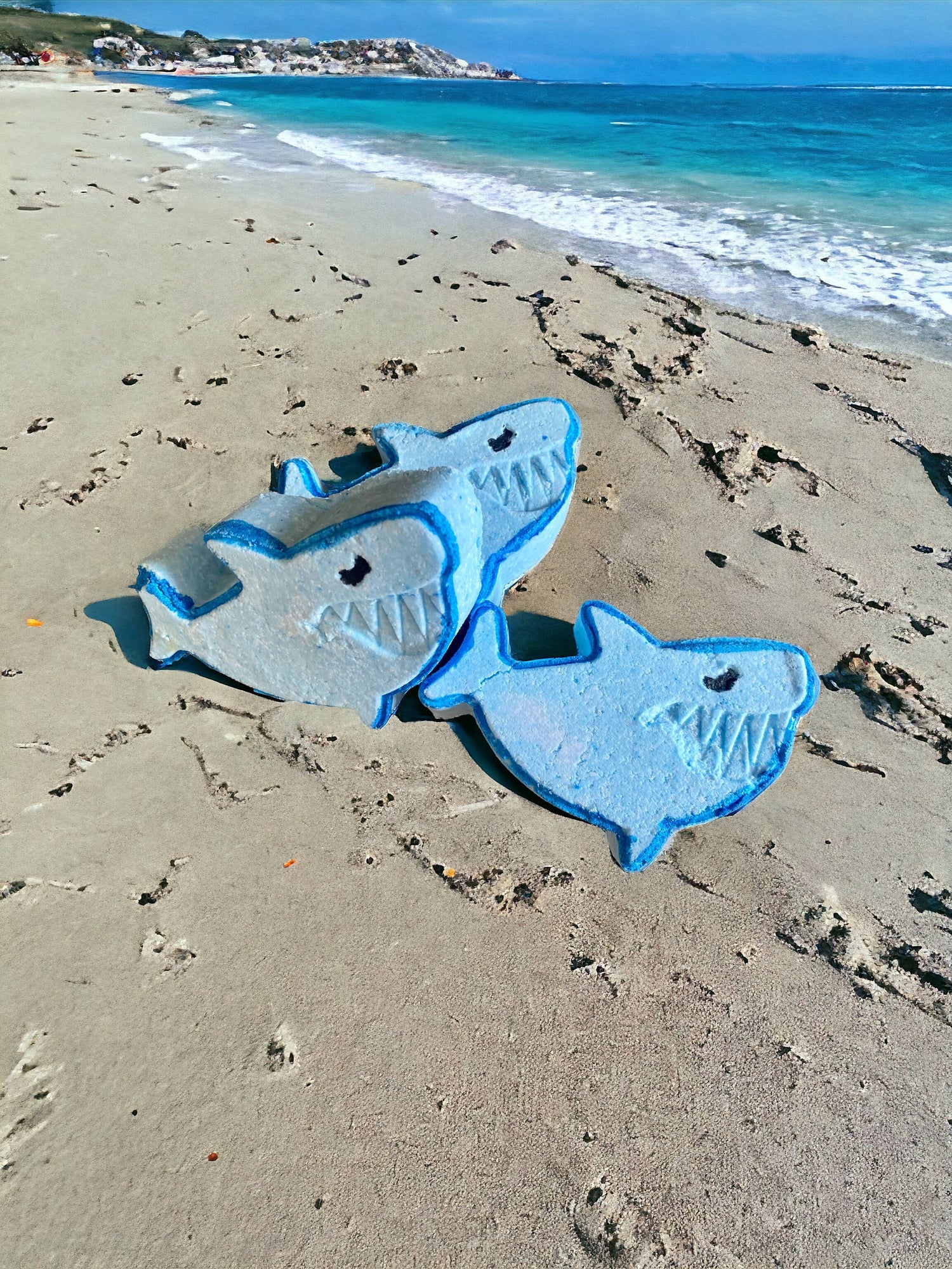 Shark Bath Bomb with Surprise Coin Inside 