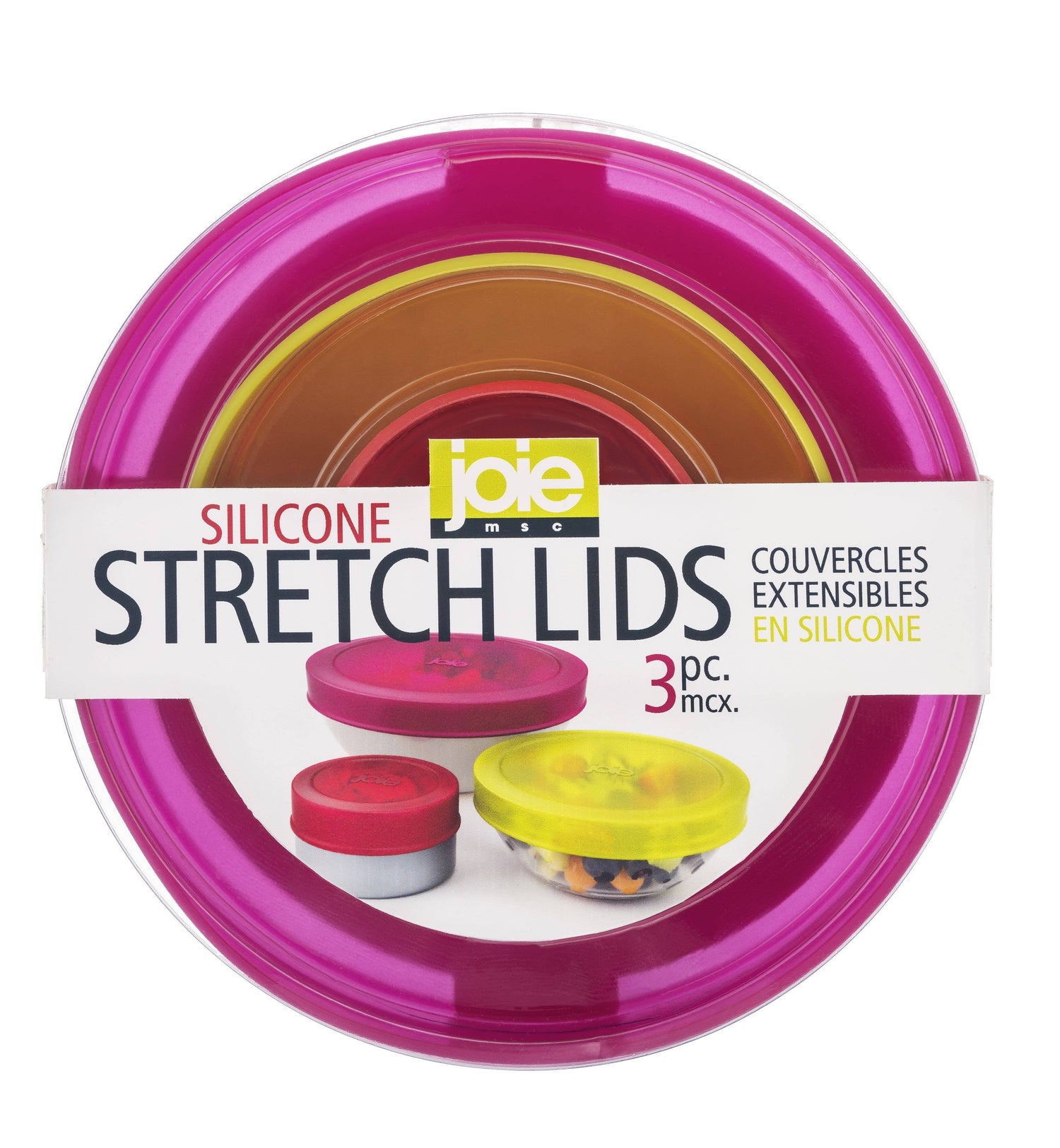 Joie Silicone Stretch Lids, 3pc