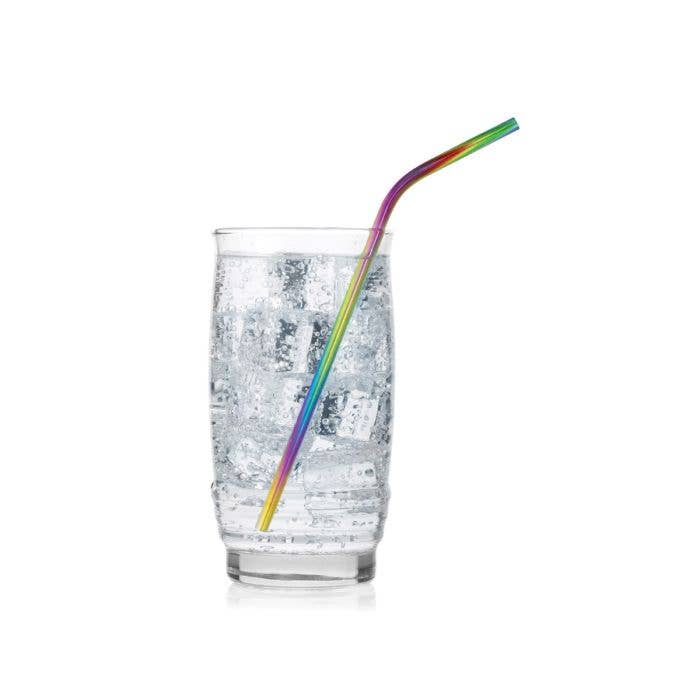 Rainbow Drinking Straw- HIC