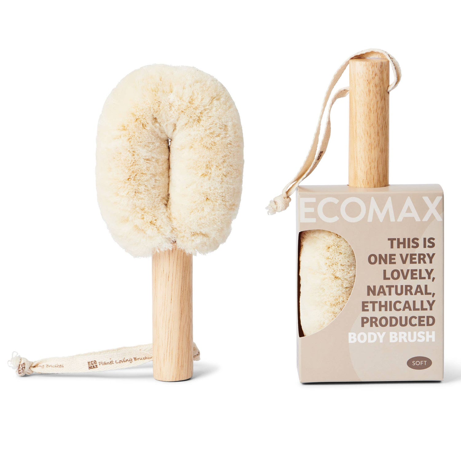 Spa Body Brush – Soft Jute- Ethical Global
