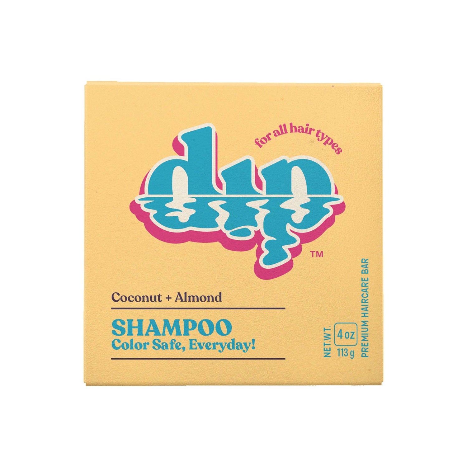 Dip Color Safe Shampoo Bar for Every Day - Coconut & Almond