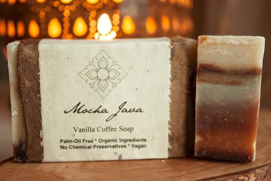 Mocha Java Coffee Exfoliation Organic Soap