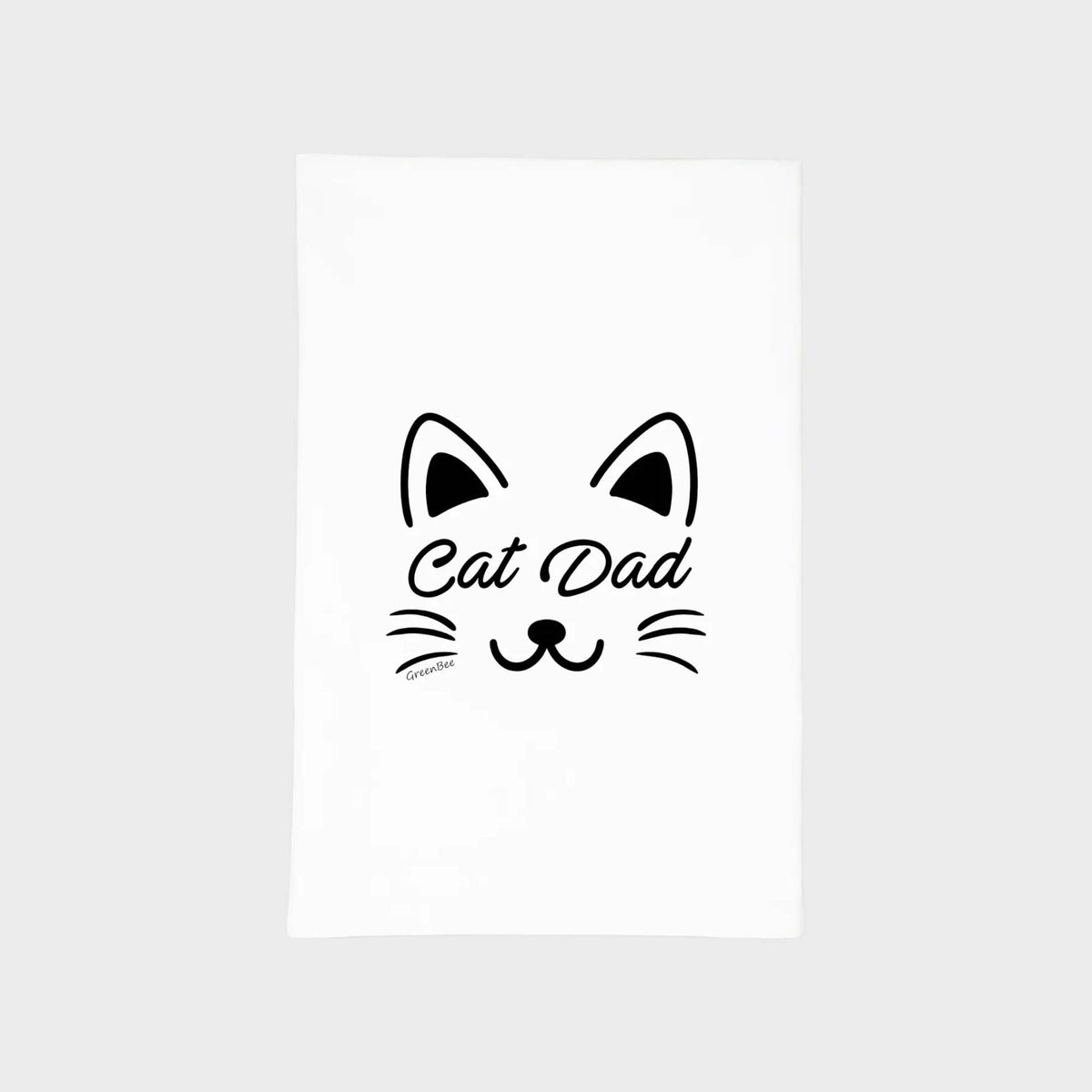 Cat Dad Dish Towel | Tea Towels | Rustic Kitchen Tea Towels