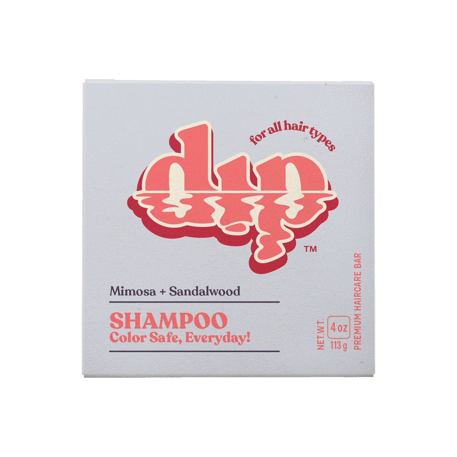 Dip Color Safe Shampoo Bar for Every Day - Mimosa & Sandalwood