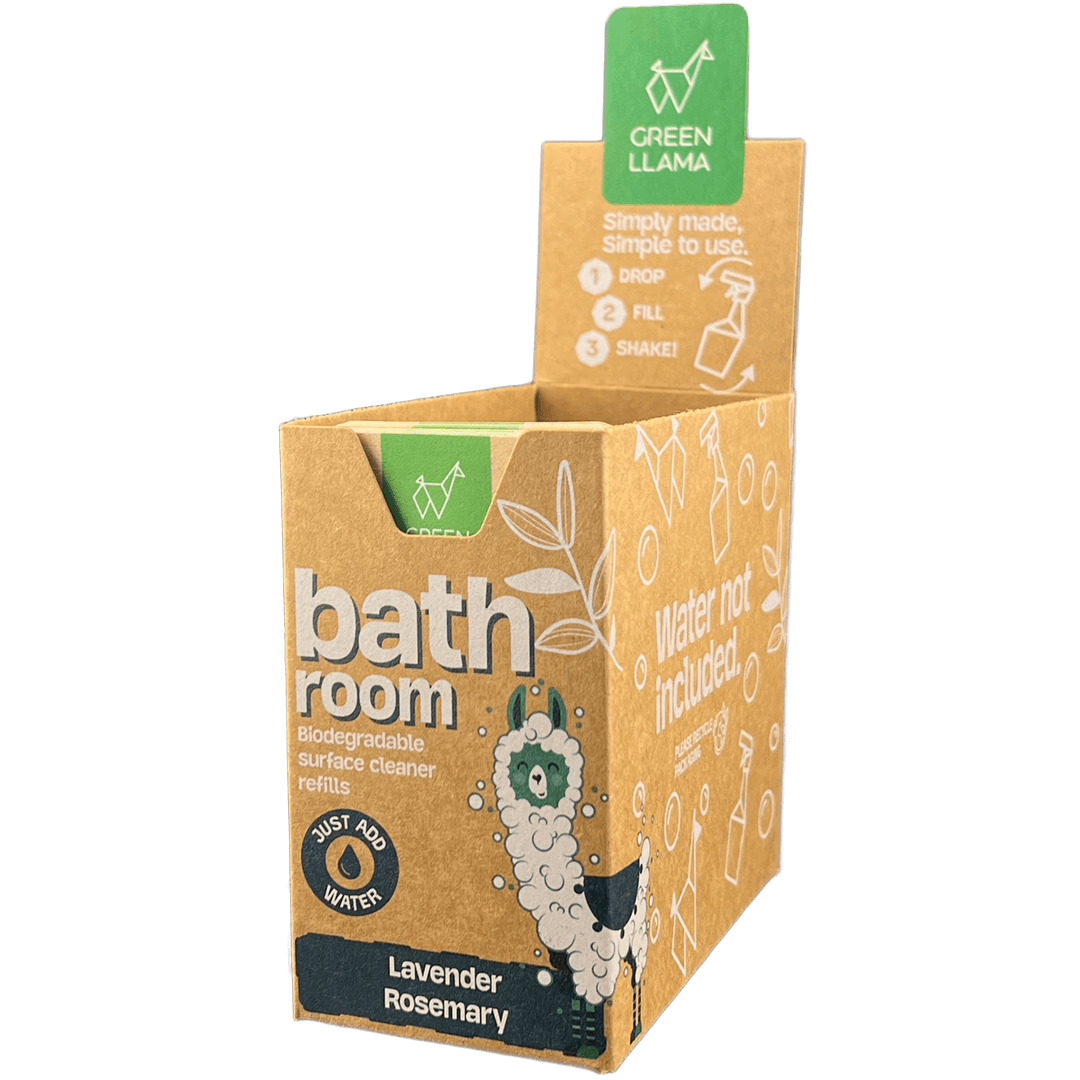 Bathroom Cleaner Refill Tablets- Green Llama