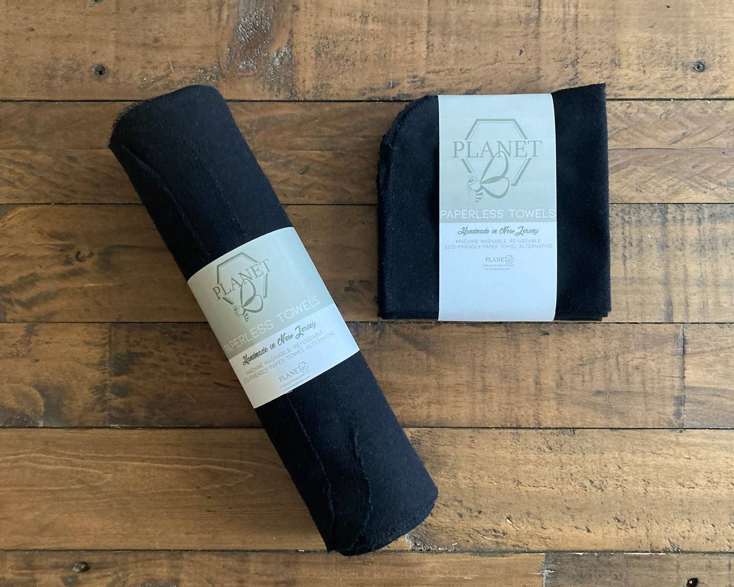 Planet B Paperless Towels - Solid Black