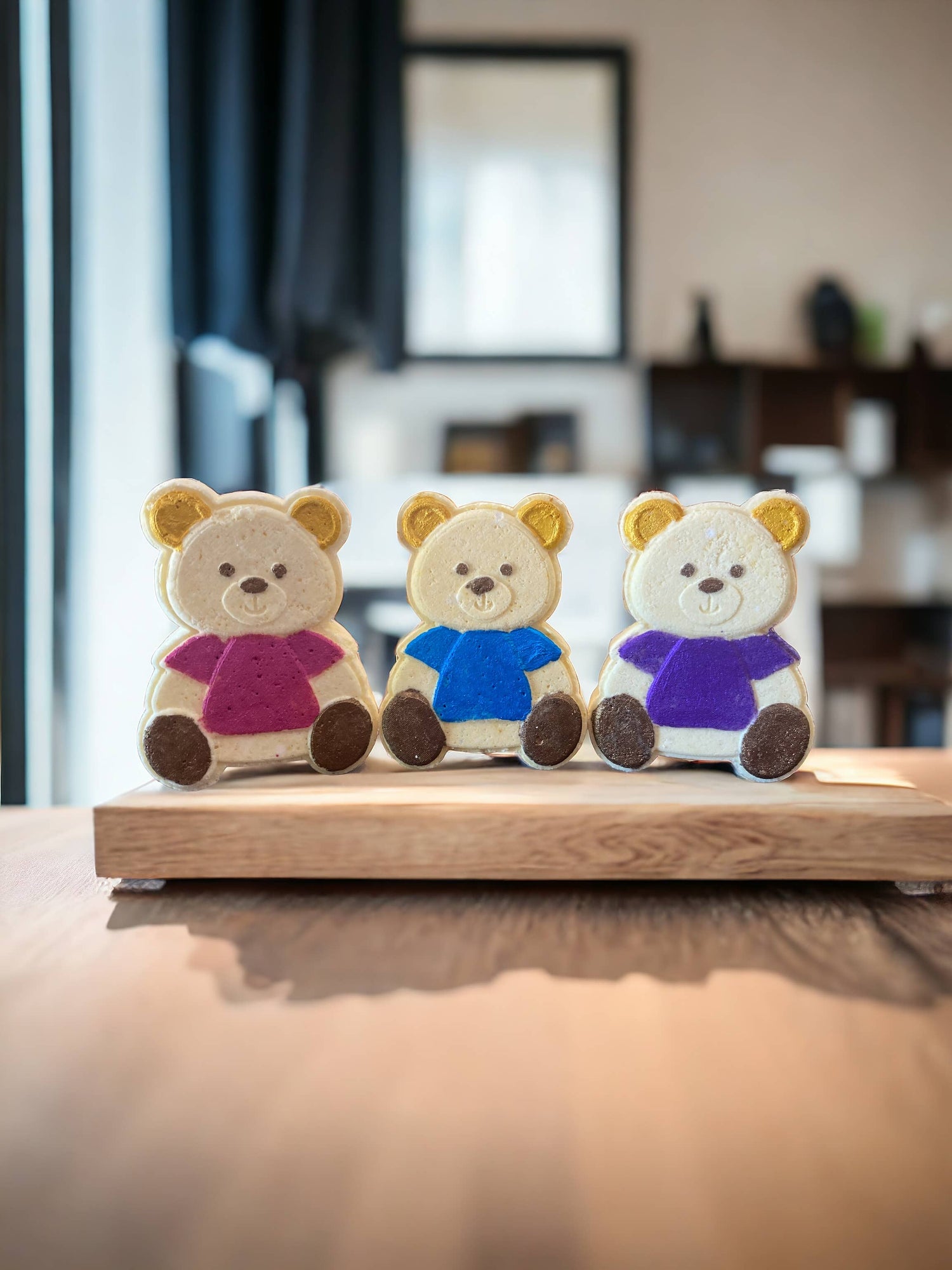 Teddy Bear Bath Bomb with Coin Surprise Inside 