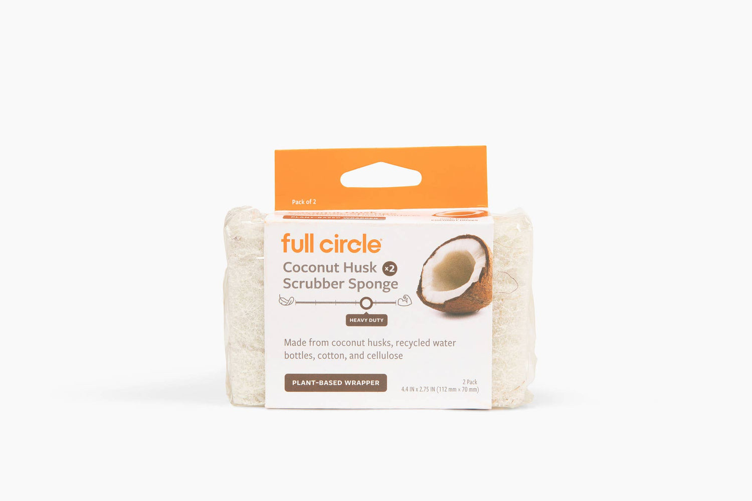 Coconut Husk Scrubber Sponge (2pk) in CDU