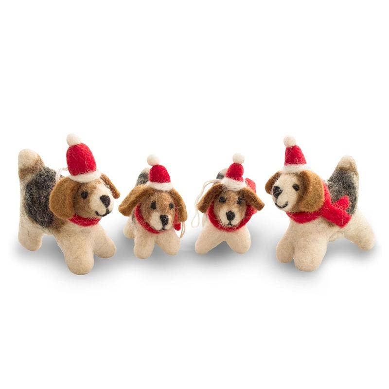 Santa’s Helpers Dogs Eco Ornament/Freshener - Set of 4