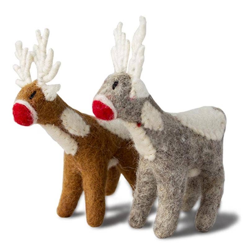Friendsheep Santa’s Reindeer Eco Ornaments/Fresheners