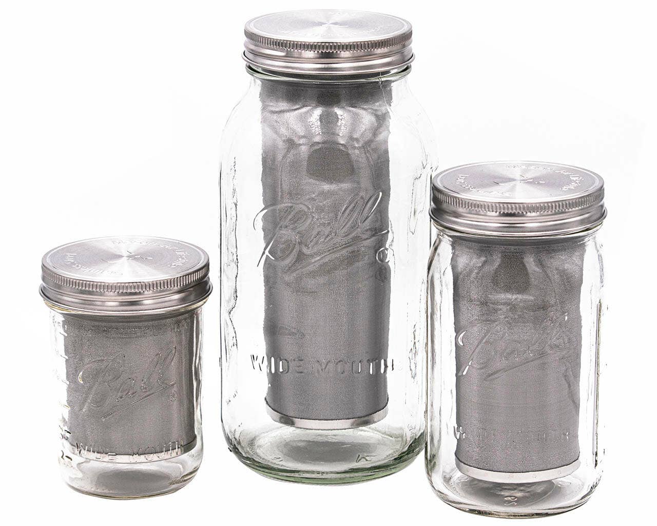 Cold Brew Coffee and Tea Maker Stainless Steel Filter Kit - Mason Jar Lifestle