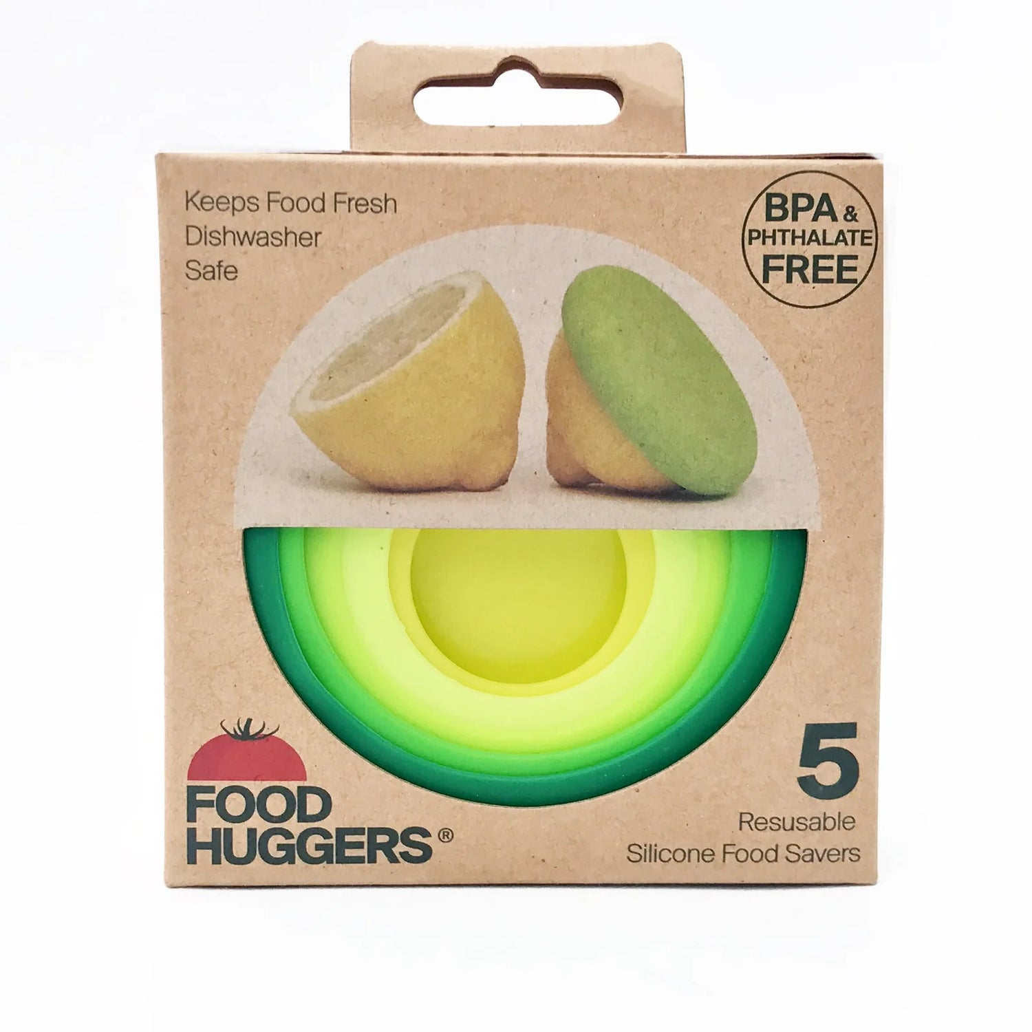 Food Huggers Fresh Green 5-pack