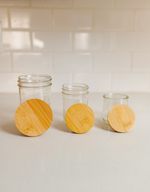 Bamboo Mason Jar Lids: Wide Mouth Lid