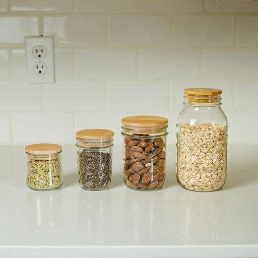 Bamboo Mason Jar Lids: Wide Mouth Lid