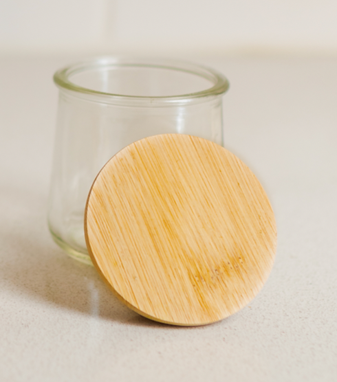 Bamboo Mason Jar Lids: Wide Mouth Lid