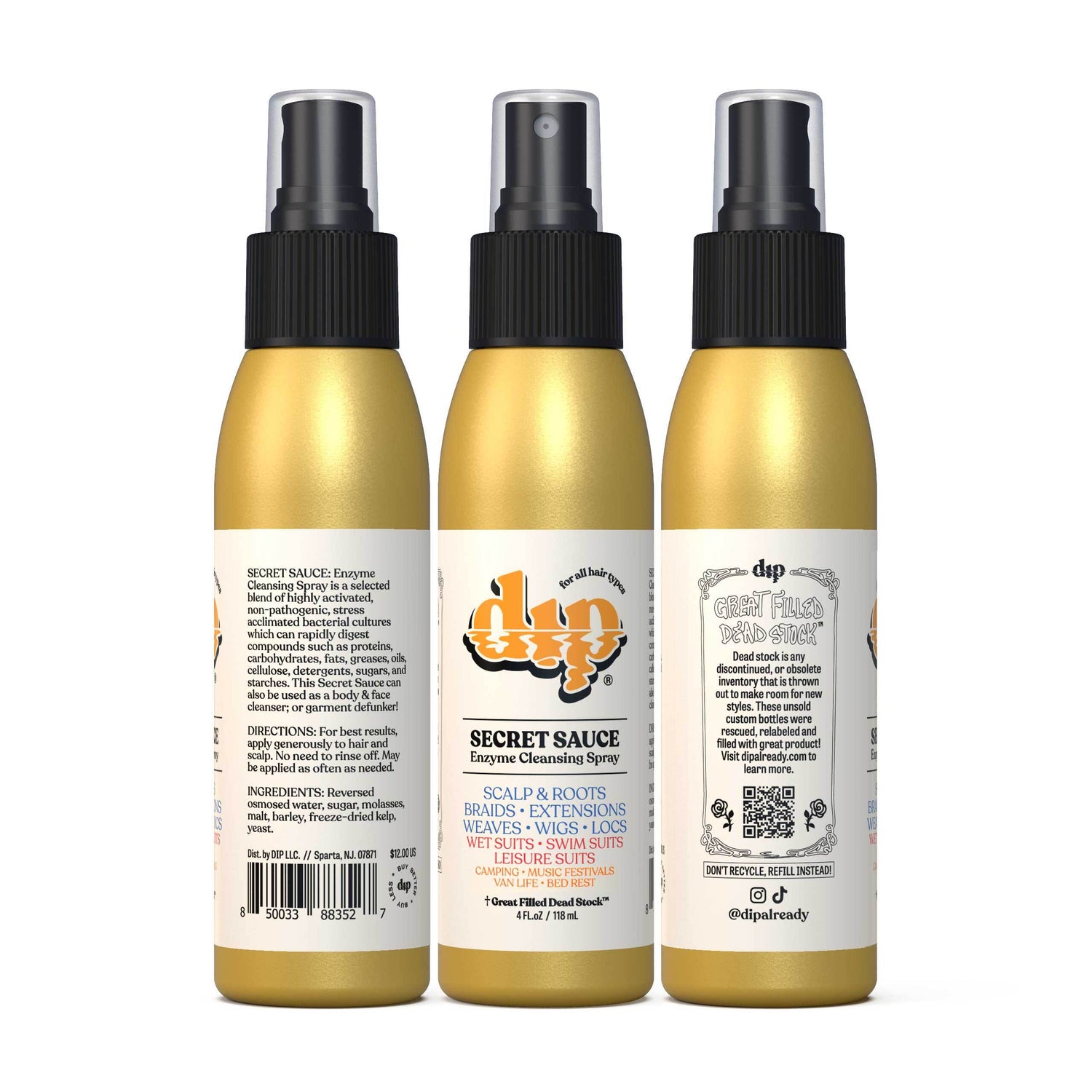 Dip Secret Sauce Enzyme Spray: 4 oz