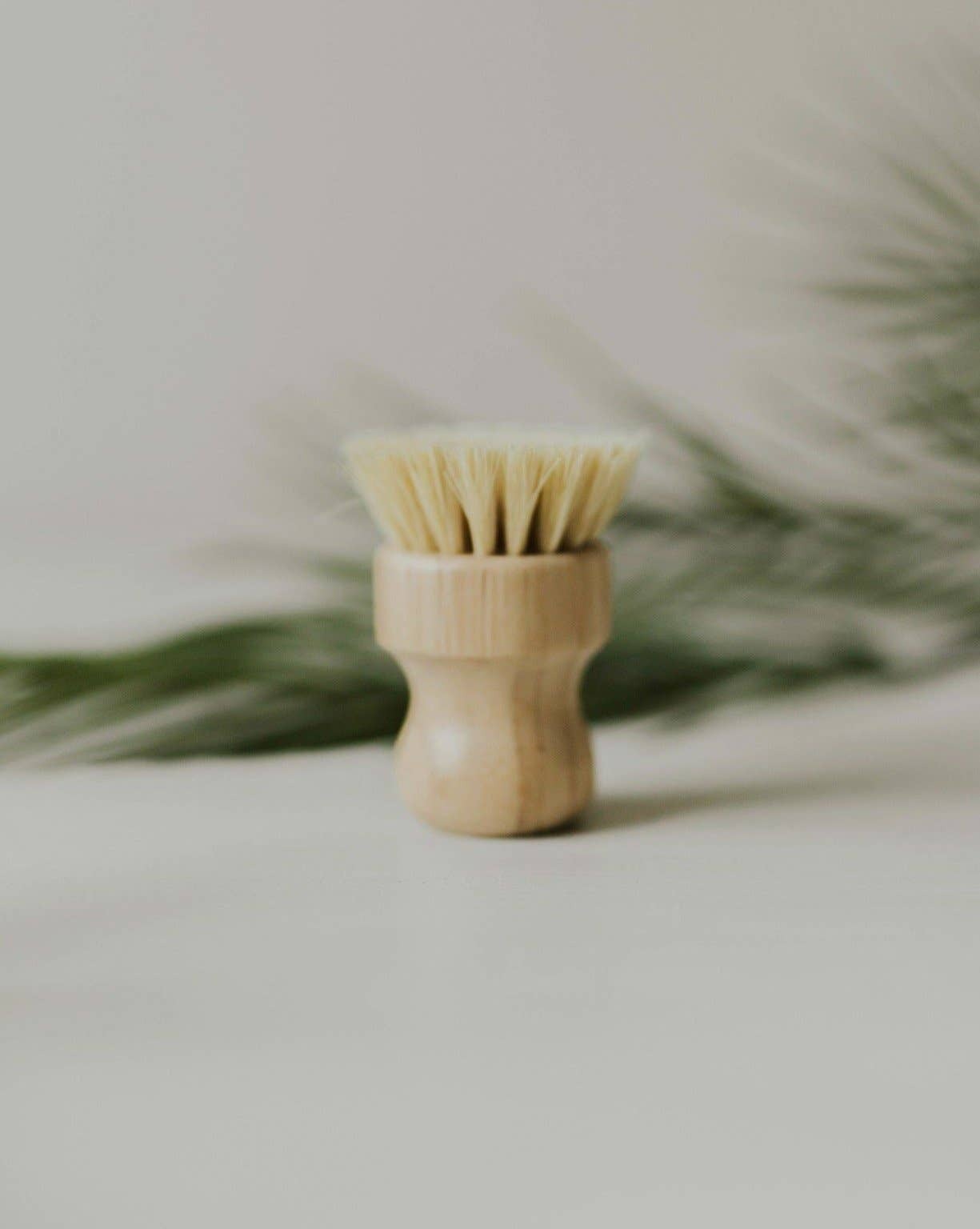 Zero Waste Movement Bamboo Pot Brush | Sisal Fibre Palm Dish Brush