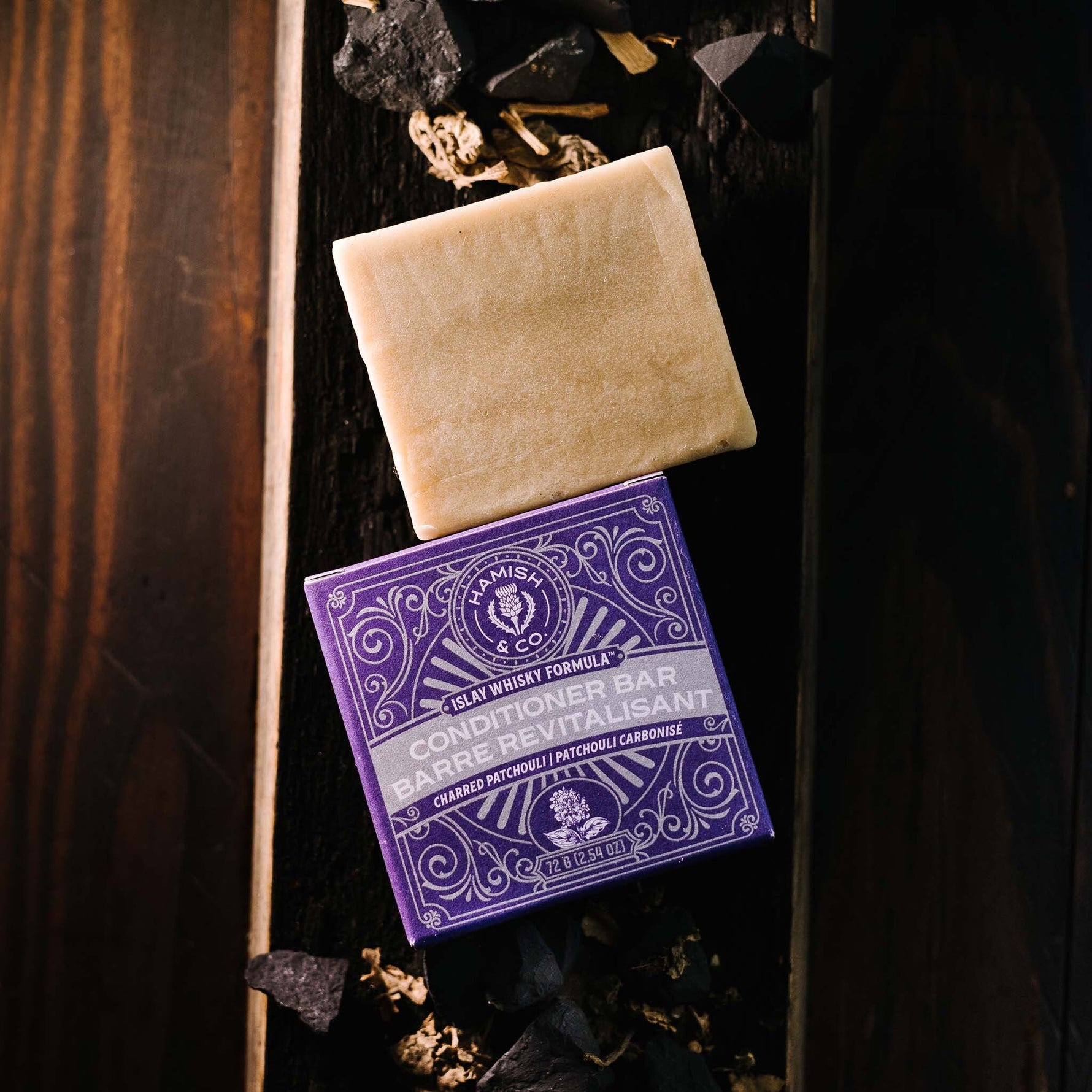 Viori Hamish & Co Charred Patchouli Conditioner Bar