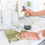 Full Circle Home - Bottle Service Glass Spray Bottle: Gray