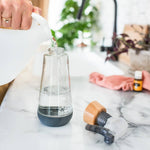 Full Circle Home - Bottle Service Glass Spray Bottle: Gray