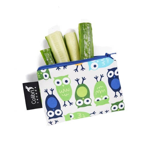 Owls Reusable Snack Bag - Small