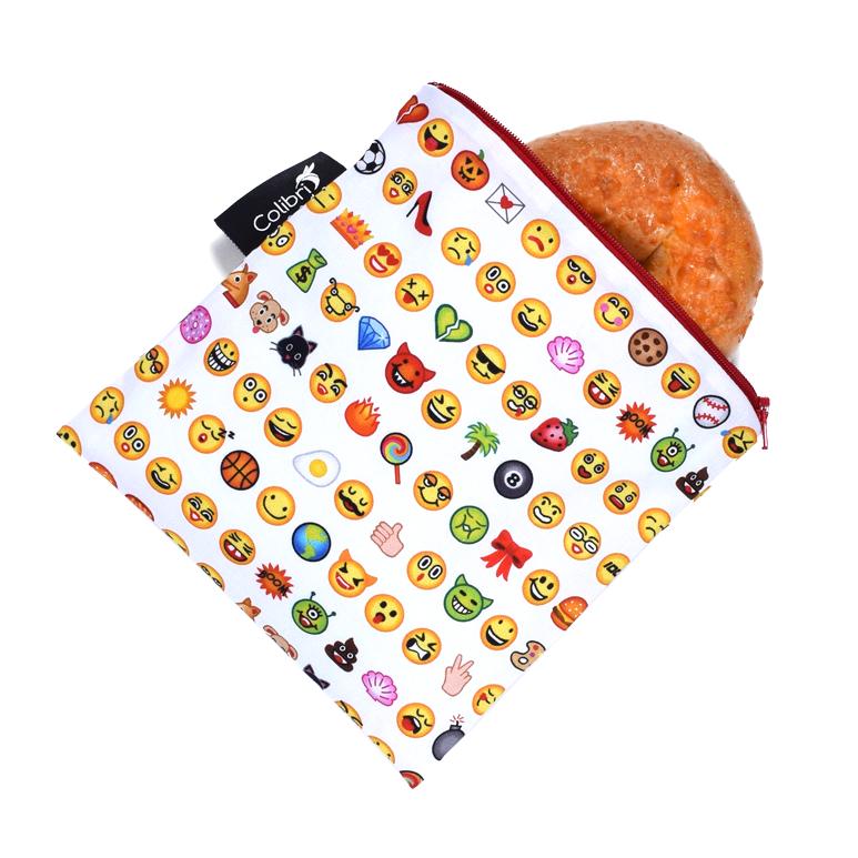 Emoji - Reusable Snack Bag - Large