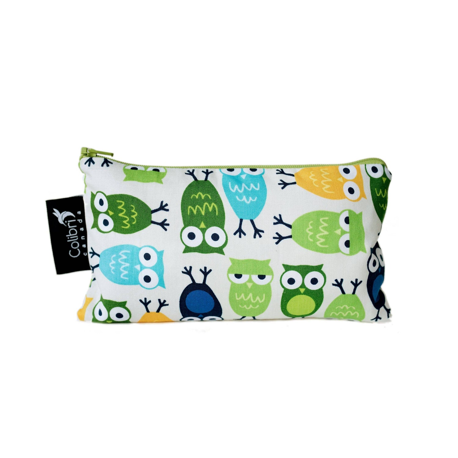 Owls Reusable Snack Bag - Medium