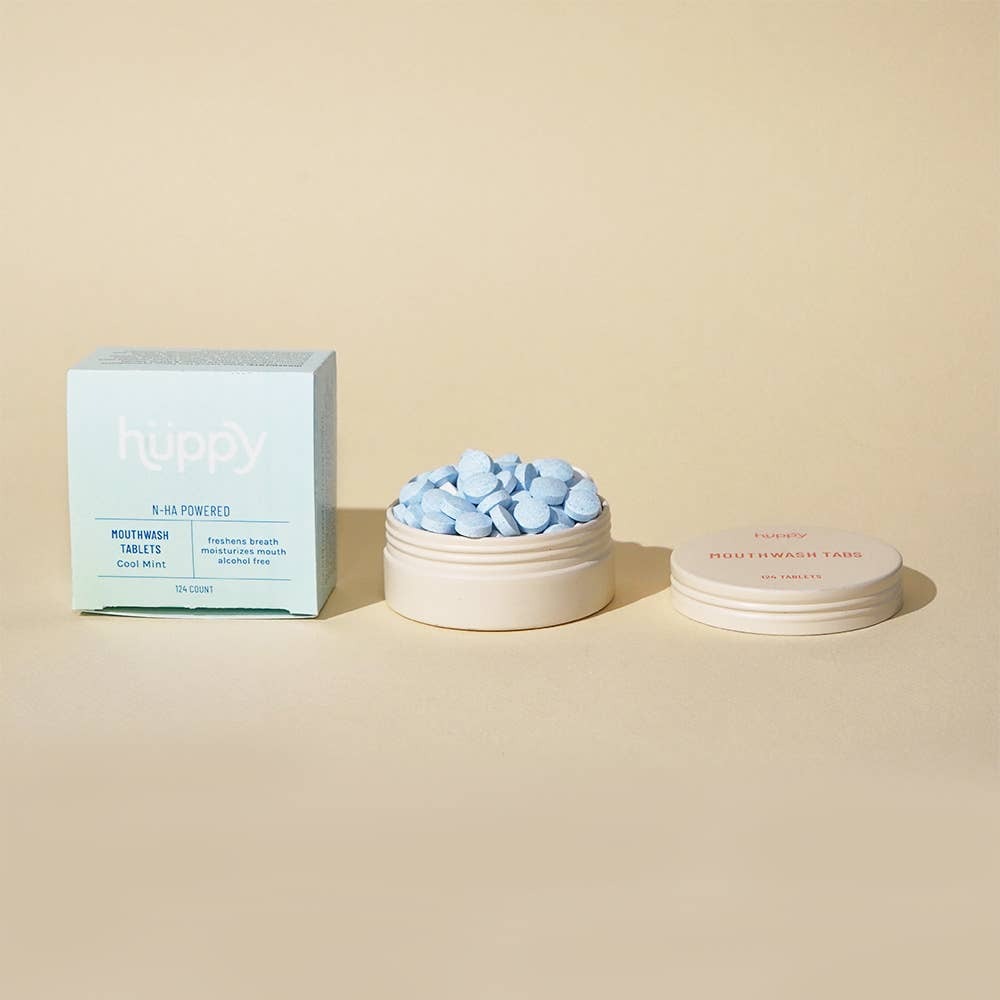 Huppy - Mouthwash Tablets - Cool Mint - Box