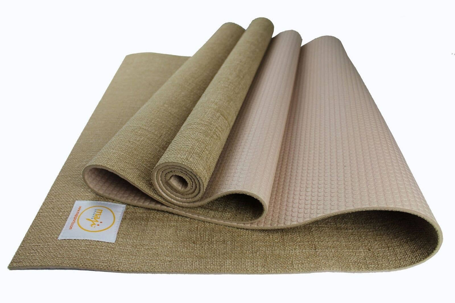 Maji Sports, LLC - Jute Yoga Mat - 24" x 68" x 4.5"