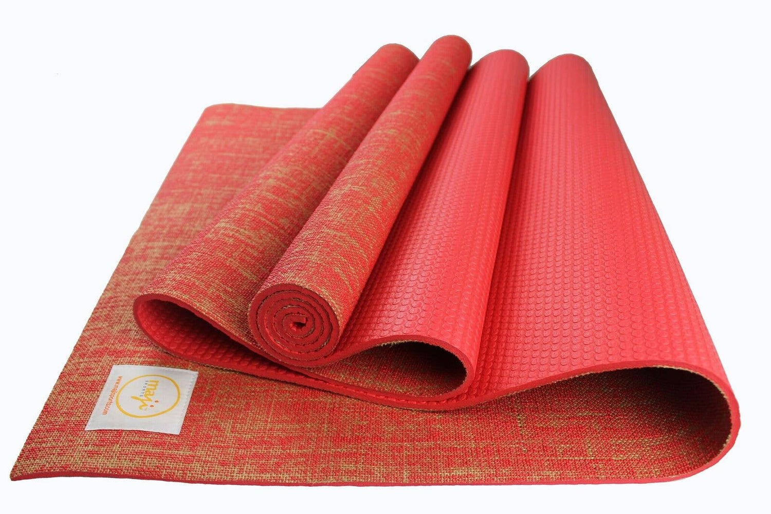 Jute Yoga Mat assorted colors - 24" x 68" x 4.5"  Maji Sports, LLC