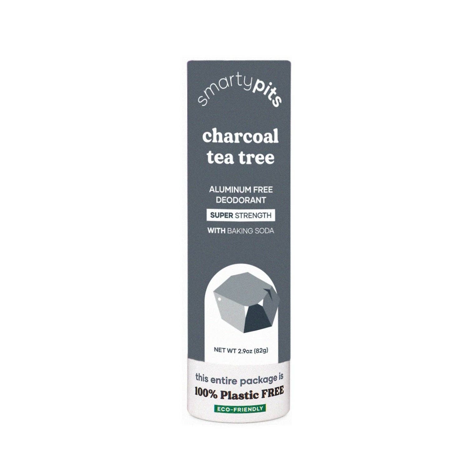 SmartyPits - Sustainable Line: Charcoal + Tea Tree | Super Strength