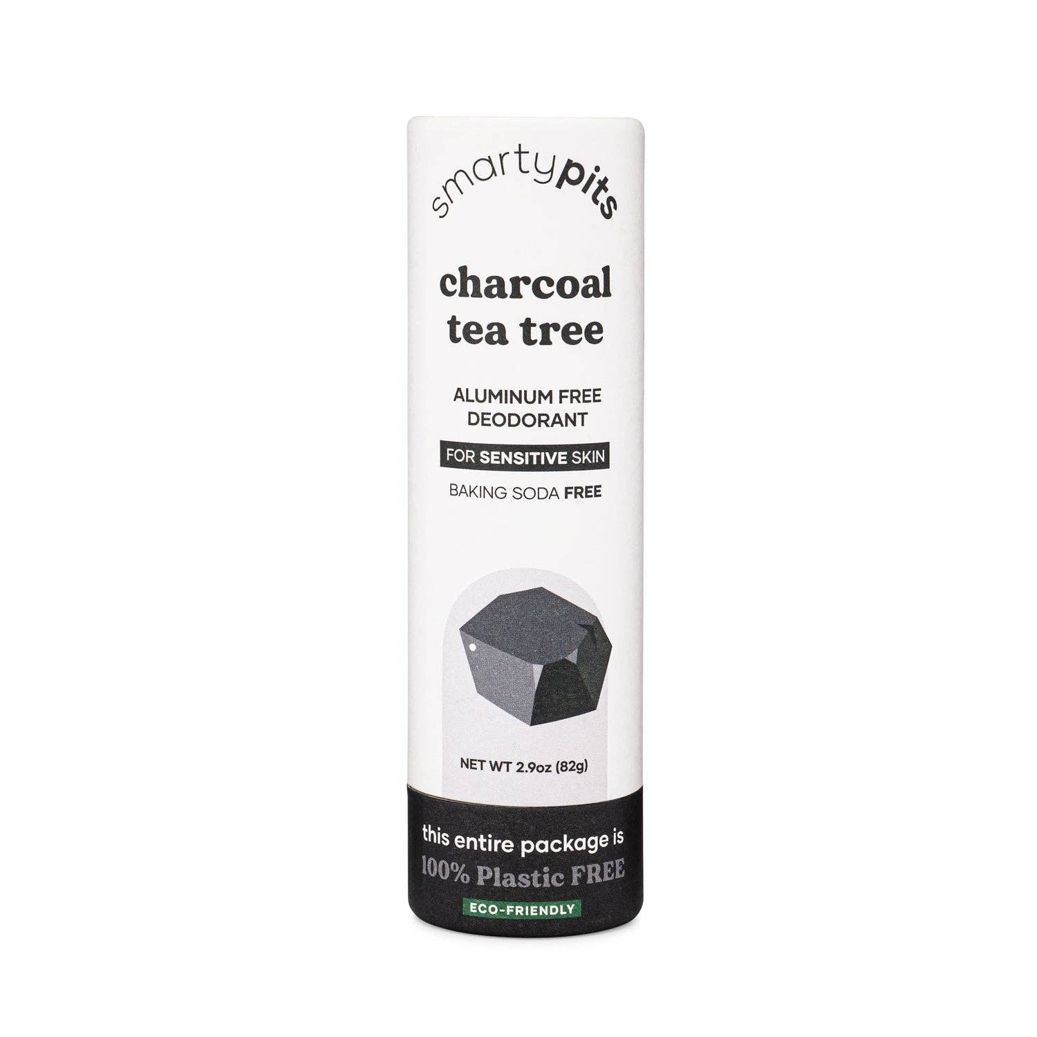 SmartyPits - Sustainable Line: Charcoal + Tea Tree | Sensitive Skin